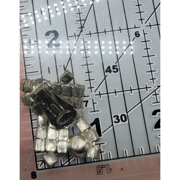 Alice Caviness Multi-Colored Aurora Borealis Clip On Earrings VTG Unsigned - Picture 12 of 13